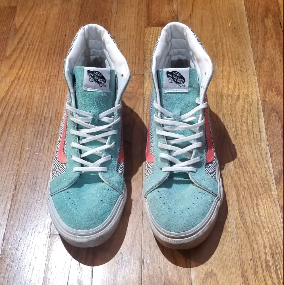 Van's high top skate shoes